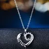 Pendant Necklaces High-grade The Loving Friendship Necklace SISTER Zircon 2022 In Stock Drop