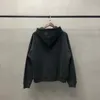 Oversize Hoodie 2021 남성 여성 고품질 양털 지퍼 스웨터 솔리드 포켓 풀오버