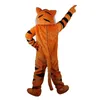 2022 Halloween Orange Tiger Mascot Costume Top Quality Cartoon Character Outfits Adults Size Christmas Carnival Birthday Party Outdoor Outfit