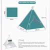 Pet Tent House Cat Bed Portable Teepee Thick Cushion Available for Dog Puppy Outdoor Indoor Portable Linen Pet Dog Tent Supplies 210915