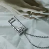 Collier pendentif Guillotine Vintage en acier inoxydable, cadeau pour lui avec chaînes, 245L