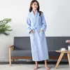 Kvinnors Sleepwear Women100% Bomull Bad Robe Dam Vatten suger Feminino Casual Home Bathrock El