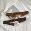 Ceinture pour femmes Courroies de concepteur élastique Ceinture Taille de la taille Bandband Robe de marque Jupe Mode Golden Pin boucle Accessoires de luxe Habellement