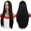 Peapiece Shangke sintético peruca cosplay longa longa parte intermediária loira rosa cor-de-rosa preto resistente ao calor perucas para mulheres 0121