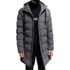 chaqueta parka gris para hombre