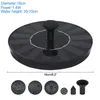 Floating Solar Water Fountain Pool Pond Home Garden Decoration Outdoor Bird Bath Powered Pump Drop 210713