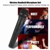 Microphones Top -erbjudanden Universal VHF Wireless Handheld Microphone med mottagare för karaoke/affärsmöte Portabla mikrofoner T220916