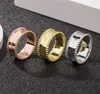 Perlee-Logo-Ring, vierblättriges Kleeblatt, Kaleidoskop, dreifarbiger Ring, 18 Karat Roségold, voller Diamant, offizielle Website des Designers, der gleiche Stil, mit Box hoch