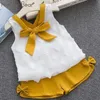 Humor Bear Baby Girl Clothes Fashion S Clothing Set Kids Toddler Cute Bow Tshirt Pants Summer Set 2108047602224