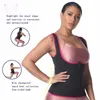 Męskie kształty ciała Lanfei Odchudzanie Pot Shaper Sauna Kamizelka dla Kobiet Brzuch Redukcja Tummy Control Tops Fajas Waist Trainer Gorset Koszula