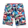 Summer Camouflage Men Beach Shorts Cotton Swimwear Boardshorts L-3XL Drop ABZ196 Men's