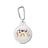 Party Favor Coque transparente en TPU pour Apple AirTags Étui de protection en silicone transparent Air tags Locator Tracker Cute Art Anti-lost Keychain Ring Cover