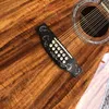 Chitarra elettrica acustica folk modello D45 in legno KOA da 41 pollici