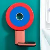 Silicone TPR Toilet Brush Holder For WC Bathroom Accessories Drainable Cleaning With Storage Base Home Tool 210423