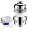 10-15 Stage Shower Filter 2 Replaceable Cartridges Kit Water Removes Chlorine Reduces Flouride Chloramine Filtered