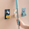 Crochets Rails mural vadrouille support organisateur accessoires de salle de bain brosse balai cintre support de rangement outils ménagers femme de ménage cuisine maison