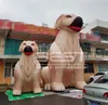 Gain Leuke Opblaasbare Zittend Hond Doggy Mascotte voor Evenementen Party Park Decoratie Adervising Promotional