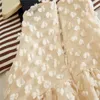 Mode fille tenue décontractée été princesse enfants robes solides enfants classique anniversaire vacances vêtements pour 3-7 ans enfants Q0716