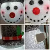 Lamp Covers Shades Snowman Porch Light Christmas Post Garage Deurdecoraties Outdoor 12 Inch Holiday