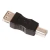 Connecteur de convertisseur d'adaptateur de Scanner d'imprimante USB noir haute vitesse USB2.0 Type A femelle à type B mâle