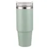 NEW30oz Double Wall Stainless Steel Vacuum Flask Portable Car Insulated Tumbler With Lid Straw Outdoor Thermos Cup Tour Coffee Mugs ZZA7778