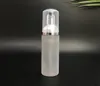 Plastic Foaming Bottles 60ml Foam Pump Dispenser Empty Refillable Travel Bottle for Hand Shampoo Cleaning Airport Outdoor Supplies SN5398