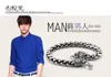 Solid 925 Bracelets Sterling Bangles Men estilo vintage tailandês Men039s Bracelet Wide 7mm1500213