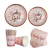 girls party tableware