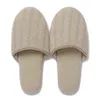 NXY Slippers Vierkante Fonda 100% Kasjmier Kabel Knit Slipper Gebreide Schoenen Dames 2022 220125