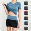 Spring Fitness Yoga Running Series Sport da donna Tempo libero Alpinismo Equitazione Elastic Fake Two Shorts Abbigliamento da palestra