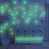 300pcs 3D Stars Glow In The Dark Wall Stickers Luminous Fluorescent Wall Stickers For Kids Baby Room Bedroom Ceiling Home Decor DH5811