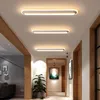 Ljuskronor hem modernt ledtråd för vardagsrum sovrum korridor rektangel deco 110v 220v takbelysning