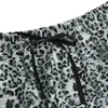 Fashion Girls Sexy Cute Lace Leopard Print Underwear and Shorts Pyjama Set Q0706