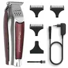 Trådlös professionell hår trimmer för män uppladdningsbar skägg clipper kraftig kant skiss elektrisk skärmaskin 220216