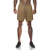 Short de course pour hommes séchage rapide 2 en 1 sport homme Double pont hommes Jogging Gym hommes respirant vêtements courts