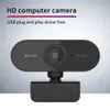 HD completo 1080p webcam computador pc webcamera com microfone câmeras rotativas ao vivo transmissão de vídeo Chamadas de vídeo