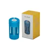 LED Glow Jar Opslag Fles Container 125*65mm Vergrootglas Stash Mag Potten Met Grinder Oplaadbare Pijp multi