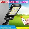 Solar Light 3-modi Waterdichte IP65 LED-lamp PIR Motion Sensor Garden Outdoor Street