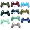 For PS4 Gamepad Silicone Cover Rubber camouflage Case Protective Cover for Playstation 4 Controller Controle Joystic