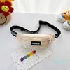 Sac de taille pour enfants, sac de taille tendance coréen printemps 2021, messager avec lettres, mini poitrine de sport pour garçons et filles