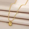 Kettingen Bisuugon A01 Zilver 925 Sieraden Parel Ketting Opaal Lotus Fun Anenjery Party Gift Choker Luxe Krystals Goud Voor Vrouwen