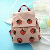 Backpacks Women Kawaii Fruits Printed Sweet Mori Girls Portable Students Canvas Rucksack School Bag Teenagers Fashion All-match Backpack Sty