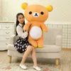 80cm San-x Rilakkuma Relax Bear Lovely Stuffed Toys Cute Soft Pillow Plush Toy Doll Gifts for Children 2021 Q0727