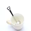 Infusore per tè a forma di cuore Mesh Ball Stainless Strainer Herbal Locking Tea Infuser Spoon Strainer Steeper Handle Shower Table Tool DH5850