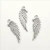 Lot 50 sztuk Angel Wings Tybetański Silver Charms Wisiorki Do Tworzenia Biżuterii Kolczyk Naszyjnik Bransoletka Kluczowe Akcesoria Łańcuchowe 33 * 12mm DH055