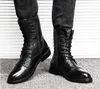 Bottes de créateur de mode Chaussures décontractées pour hommes Souples en cuir véritable Marche Conduite Style britannique Confortable Bureau de ville Botte quotidienne Hommes Baskets