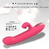 NXY Sex Vibrators Onani för Kvinnor Klitoris Vagina Kraftfull Dual Motor Trilling Telescopic Swing Silica Kvinna Intima Varor Y Toy 1218