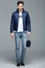 New Autumn Winter Man Duck Down Jacket Ultra Light Thin Plus Size Spring Jackets Men Stand Collar Outerwear Coat G1108