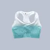 Yoga Outfit Women Ombre Fitness Crop Top Running Gym Training Female Push Up Sportswear sports sports sports bra 2022