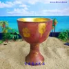 Holy Grail Energy Gathering Magic Props Wine Glass Sacrifice Utensil Tools Religious Resin Decoration 210607